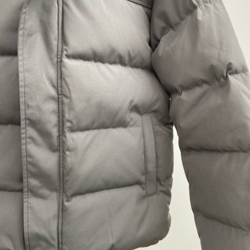 Canada Goose Men's Dark Gray Quilted Puffer Jacket with Hood - Picture 3 of 8